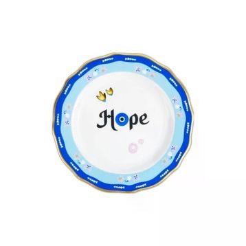 Baci Milano Mamma Mia 16 cm Hope Yazılı Tatlı Tabağı