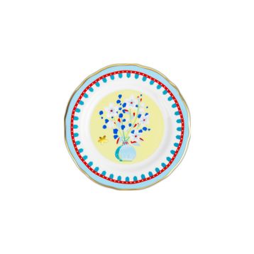 Baci Milano Mamma Mia 16 cm Vazo Desenli Tatlı Tabağı