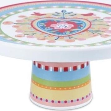 Baci Milano Mamma Mia 21x7 CM Kalp Desenli Sunum Tabağı