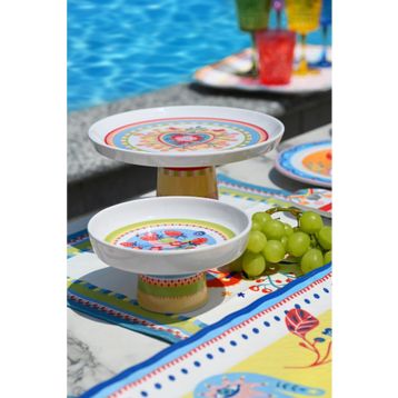 Baci Milano Mamma Mia 21x7 CM Kalp Desenli Sunum Tabağı