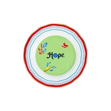 Baci Milano Mamma Mia 22 cm Hope Yazılı Tabak