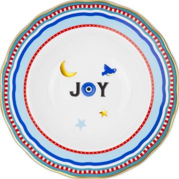 Baci Milano Mamma Mia 22 cm Joy Yazılı Tabak