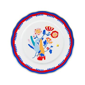 Baci Milano Mamma Mia 28 cm El Desenli Yemek Tabağı