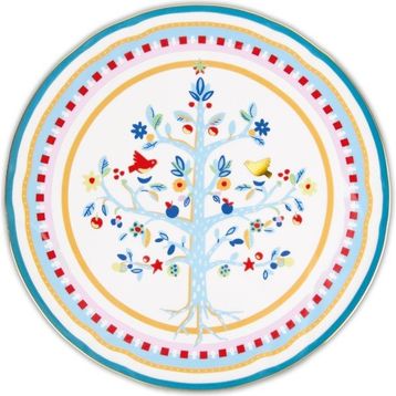 Baci Milano Mamma Mia 31 cm Ağaç Desenli Servis Tabağı