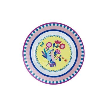 Baci Milano Mamma Mia 6'lı 28 cm El Desenli Yemek Tabağı Seti