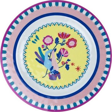 Baci Milano Mamma Mia 6'lı 28 cm El Desenli Yemek Tabağı Seti