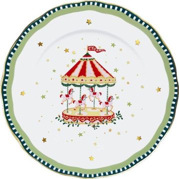 Baci Milano Mamma Mia Atlıkarınca Desenli 28 CM Yemek Tabağı