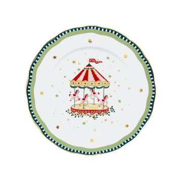 Baci Milano Mamma Mia Atlıkarınca Desenli 28 CM Yemek Tabağı