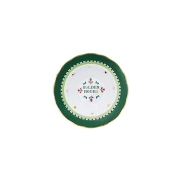 Baci Milano Mamma Mia Golden Hours Yazılı 22 CM Çorba Kasesi