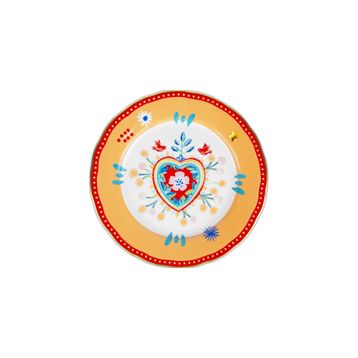 Baci Milano Mamma Mia Kalp Desenli 28 cm Yemek Tabağı