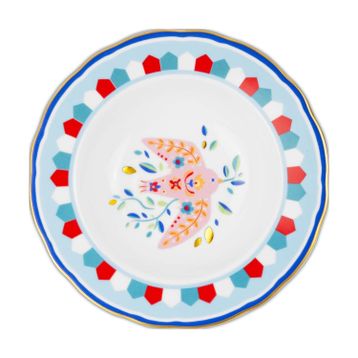 Baci Milano Mamma Mia Kuş Desenli 22 cm Tabak