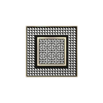 Baci Milano Optical 30,5X30,5 cm Kare Tepsi