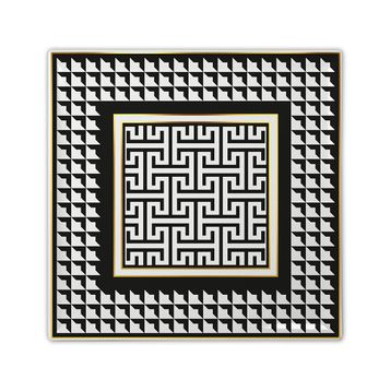 Baci Milano Optical 30,5X30,5 cm Kare Tepsi