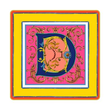 Baci Milano Ortigia 15x15 cm D Harfli Tabak