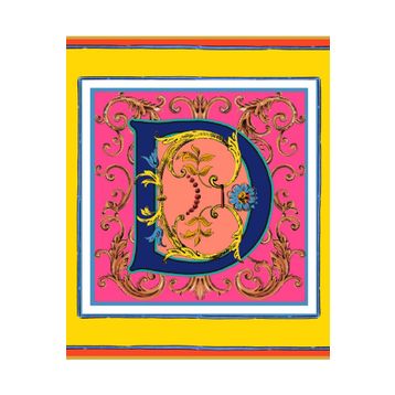 Baci Milano Ortigia 15x15 cm D Harfli Tabak