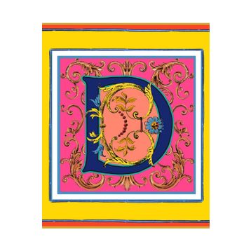 Baci Milano Ortigia 15x15 cm D Harfli Tabak