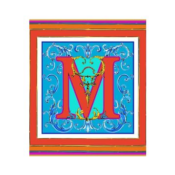 Baci Milano Ortigia 15x15 cm M Harfli Tabak