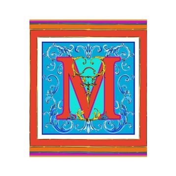 Baci Milano Ortigia 15x15 cm M Harfli Tabak