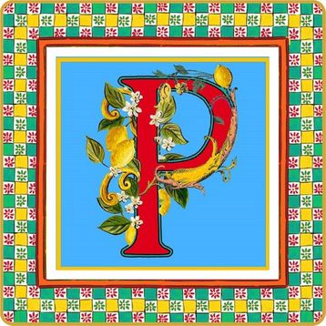 Baci Milano Ortigia 15x15 cm P Harfli Tabak
