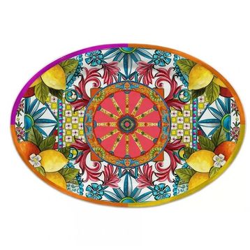 Baci Milano Ortigia 50x30 cm Servis Tabağı
