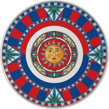 Baci Milano PLA1.SOL01 28 cm Sole Mio Porselen Yemek Tabağı