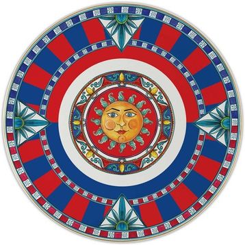 Baci Milano PLA1.SOL01 28 cm Sole Mio Porselen Yemek Tabağı