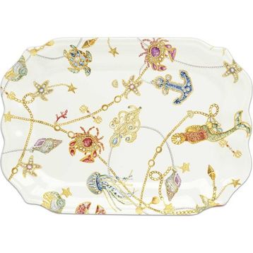 Baci Milano Portofino 33x47 CM Servis Tabağı