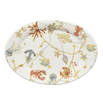 Baci Milano Portofino 50x35 CM Oval Servis Tabağı
