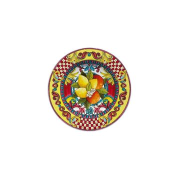 Baci Milano Sicily Turuncu Yemek Tabağı