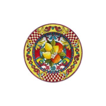 Baci Milano Sicily Turuncu Yemek Tabağı