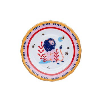 Baci Milano Zodiac Vibe 16 cm Aslan Burcu Pasta Tabağı