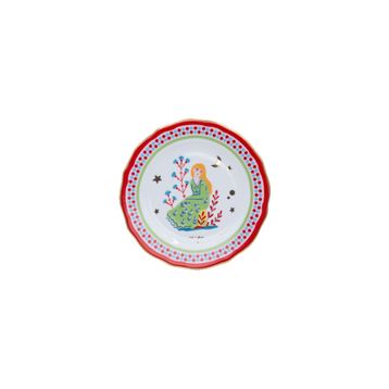 Baci Milano Zodiac Vibe 16 cm Başak Burcu Pasta Tabağı