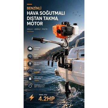 Backer BP500 Dıştan Takma Tekne Bot Motoru