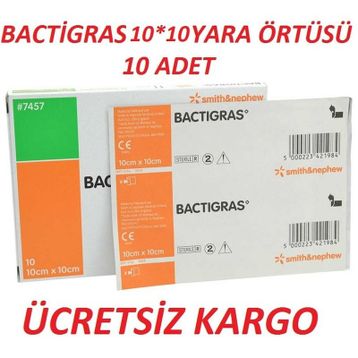 Bactigras 10'lu 10x10 Tül Sargı