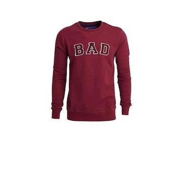 Bad Bear 19.02.12.003-C20 Kırmızı Convex Crewneck Erkek Sweatshirt