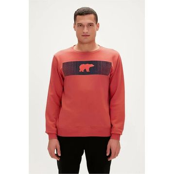 Bad Bear 19.02.12.007-C109 Kırmızı Erkek Sweatshirt