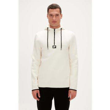 Bad Bear 19.02.27.027-C108 Beyaz Defence Half Erkek Sweatshirt