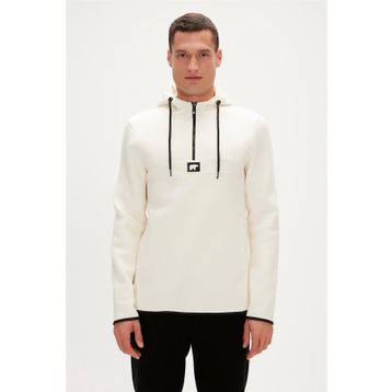 Bad Bear 19.02.27.027-C108 Beyaz Defence Half Erkek Sweatshirt