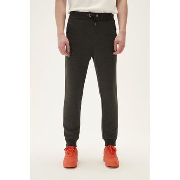 Bad Bear 21.02.14.003_BACKUP SWEATPANT Koyu Gri Baskılı Erkek Eşofman Altı