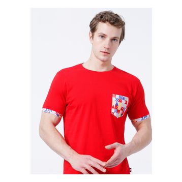 Bad Bear 22.01.07.020 Flag Pocket O Yaka Normal Kalıp Baskılı Erkek T-shirt
