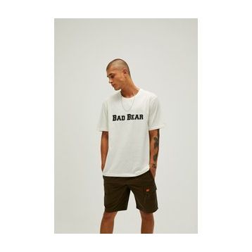 Bad Bear 22.01.07.053-C108 Beyaz Title Erkek T-Shirt
