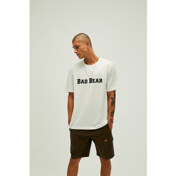 Bad Bear 22.01.07.053-C108 Beyaz Title Erkek T-Shirt