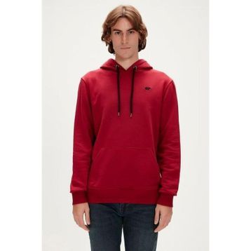 Bad Bear 22.02.12.032-C65 Bad Neck Hoodıe Bordo Erkek Sweatshirt