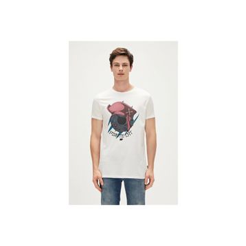 Bad Bear 23.01.07.021-C04 Beyaz Erkek T-Shirt