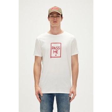 Bad Bear 23.01.07.022 Pass Me Beyaz Erkek T-shirt
