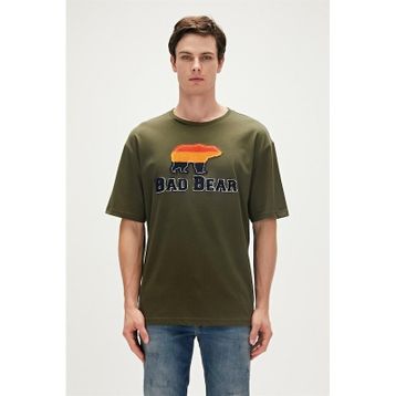 Bad Bear 23.01.07.027-C70 Haki Tripart Erkek T-shirt