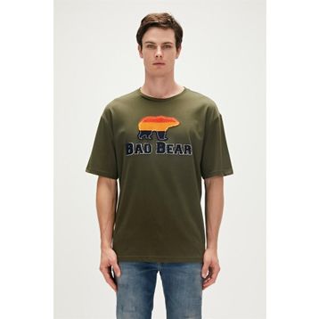 Bad Bear 23.01.07.027-C70 Haki Tripart Erkek T-shirt