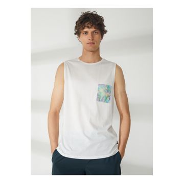 Bad Bear 23.01.23.004_MONSTERA TANK-TOP Beyaz Erkek Atlet