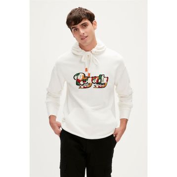 Bad Bear 23.02.12.006-C04 Royalty Beyaz Erkek Sweatshirt