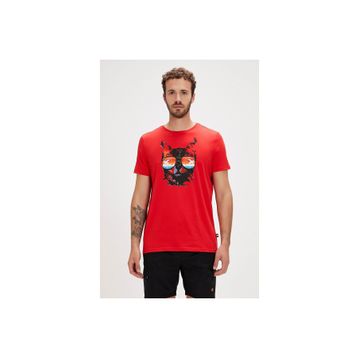 Bad Bear 24.01.07.011-C54 Manx Kırmızı Erkek T-shirt
